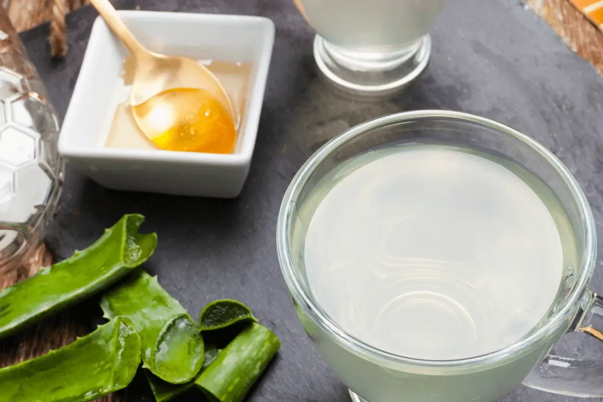 Honey and Aloe Vera drink is one of the top drinks to relieve constipation fast