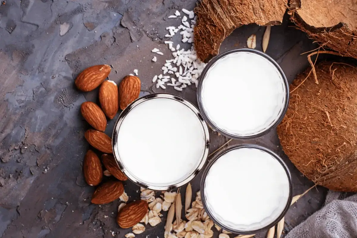 Coconut and almond drink is one of the best drinks with protein