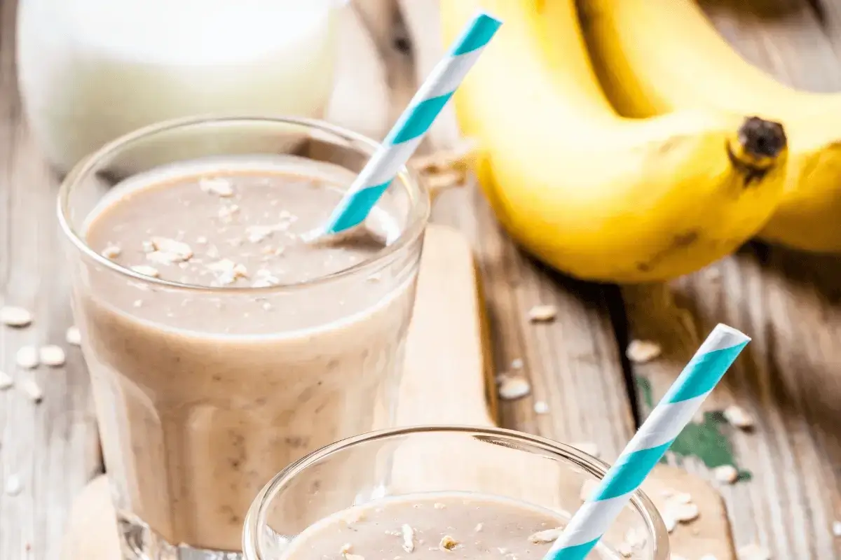 Banana and peanut butter drink is one of the top drinks containing protein