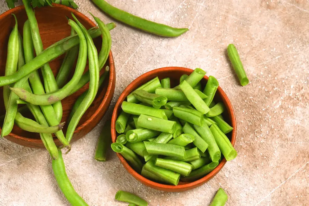 Green Beans is one of the best low fat vegetarian meals