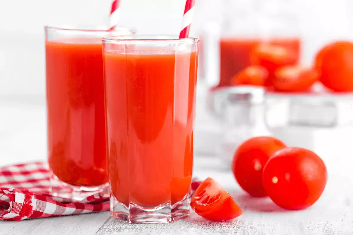 Tomato juice is one of the best juice for blood circulation