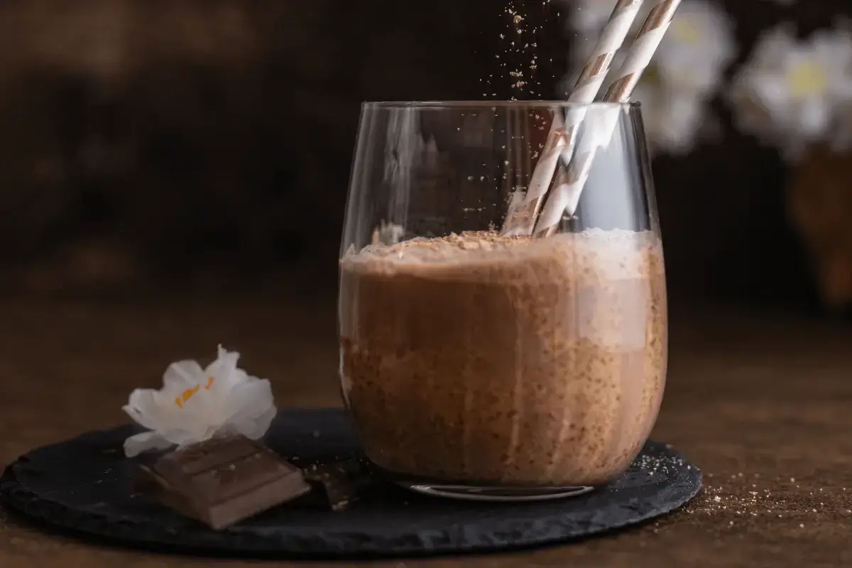 Dark chocolate drink