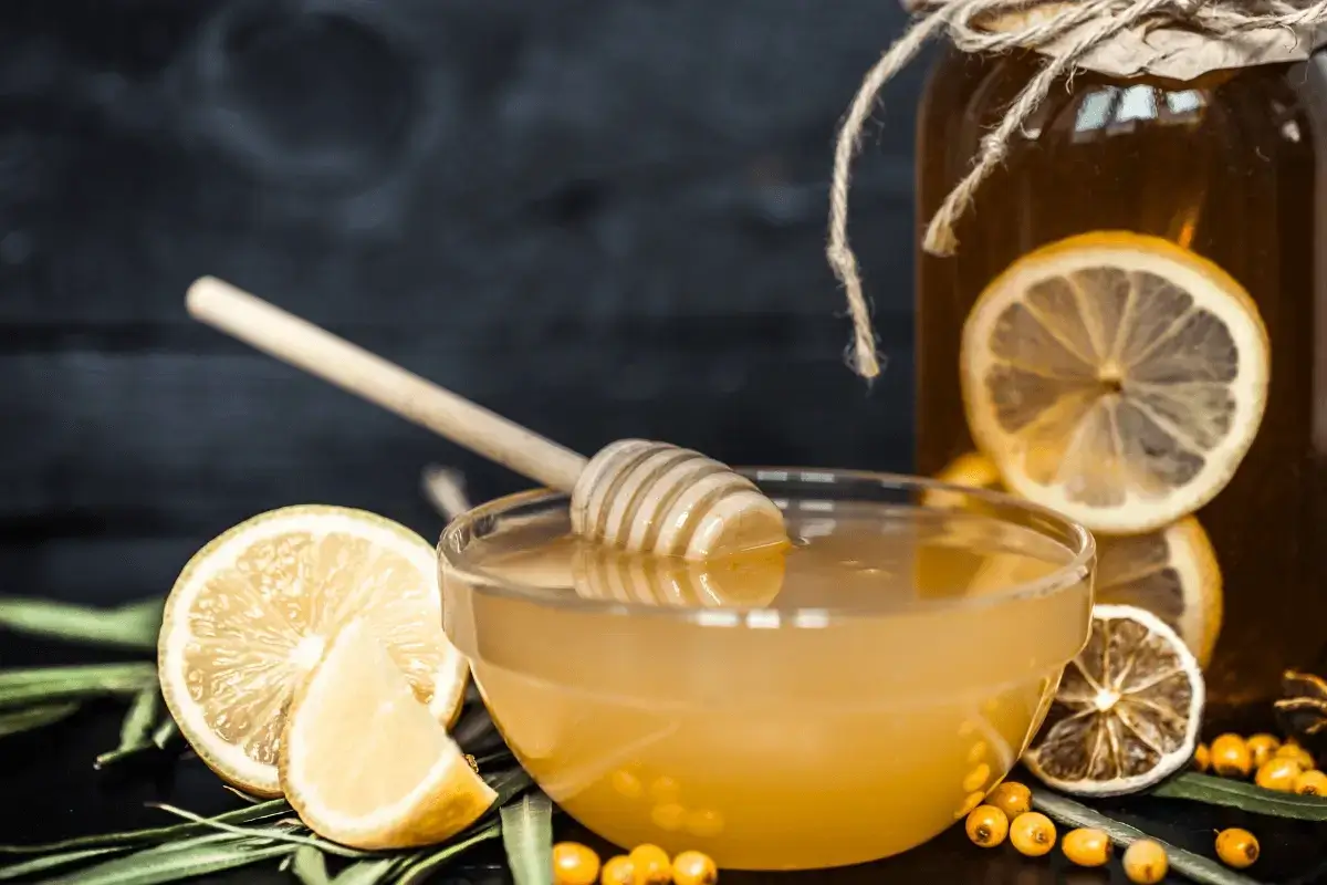 Honey lemon drink