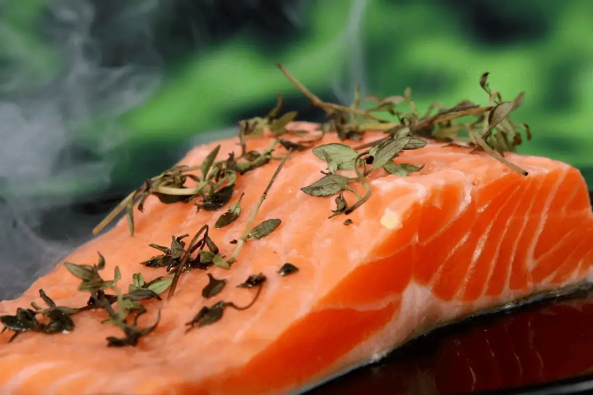 Salmon is one of the best foods to eat to gain weight in a week