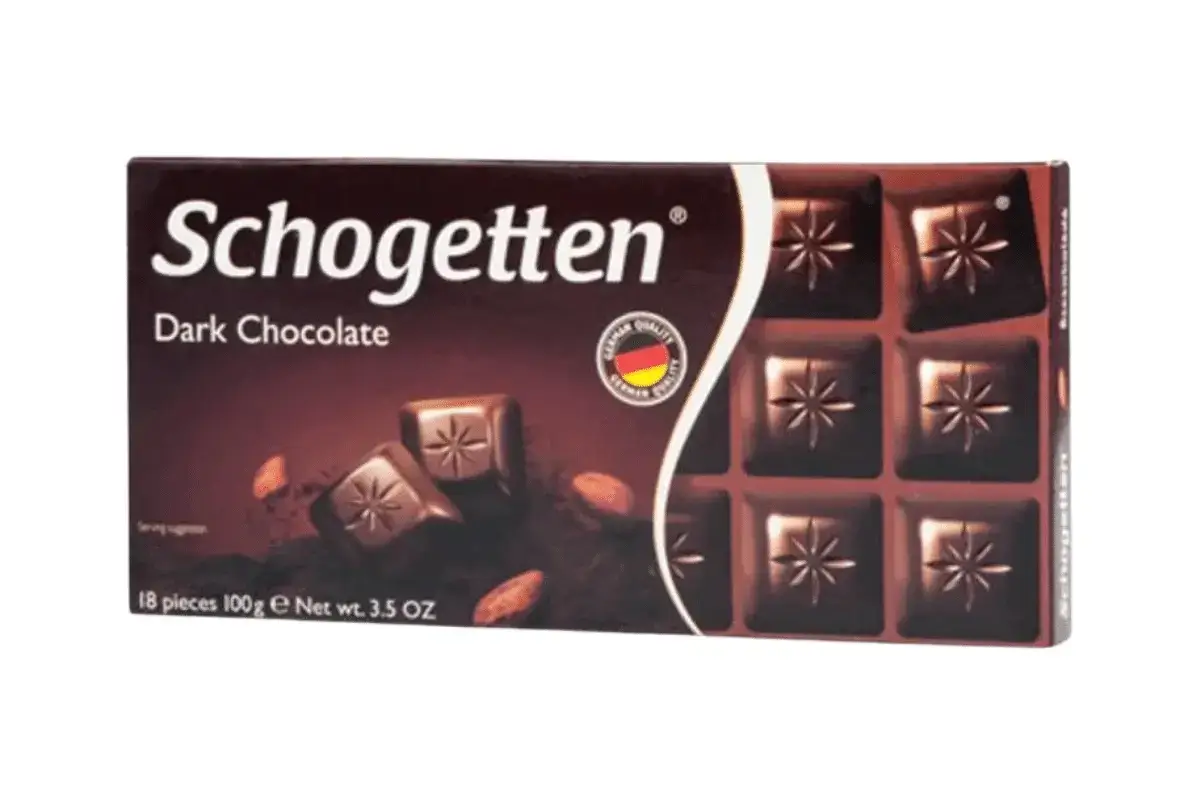 Schogetten is one of the low calorie dark chocolate