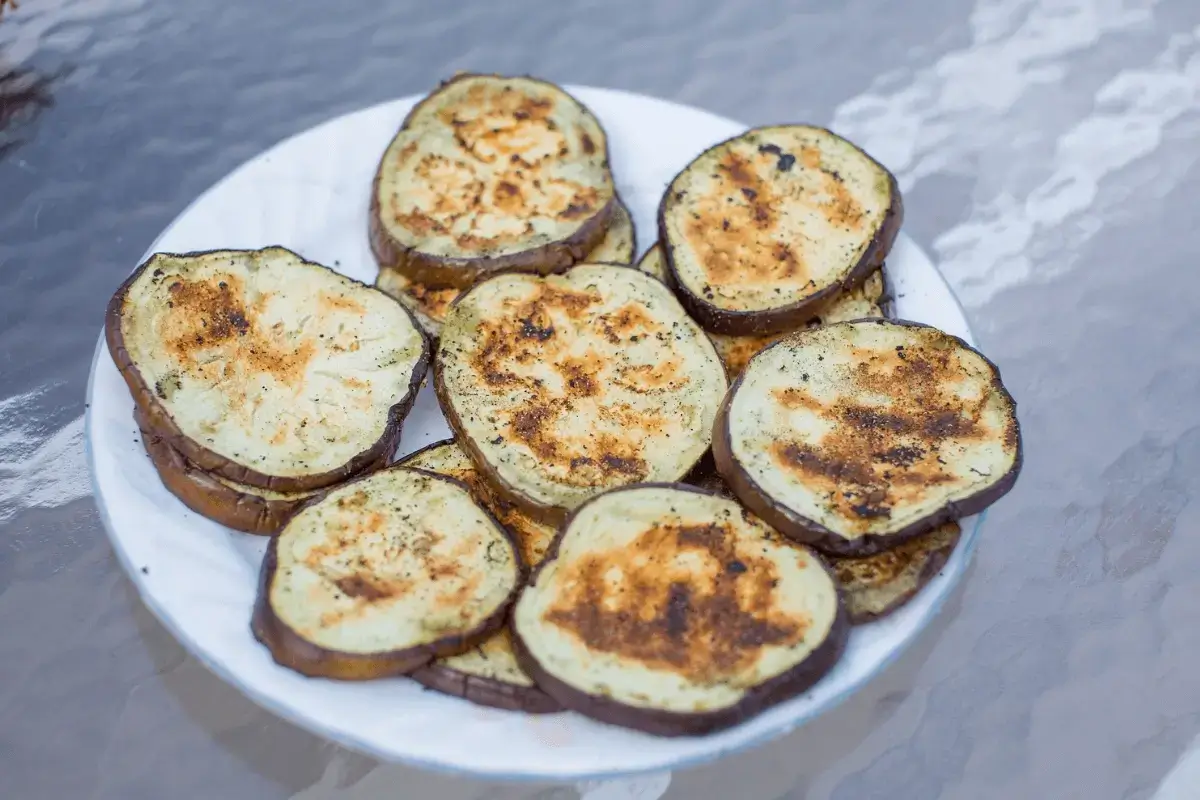 Grilled eggplant