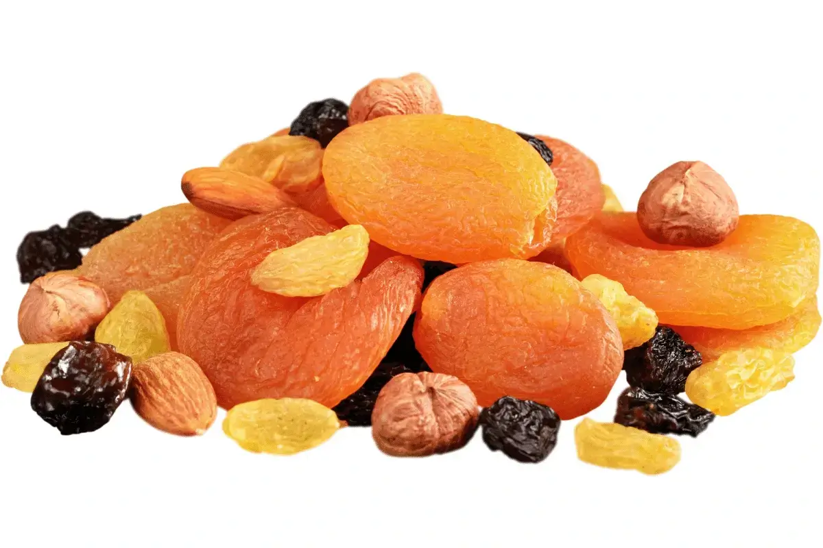 Dried fruits is one of the top fruits rich in iron and zinc