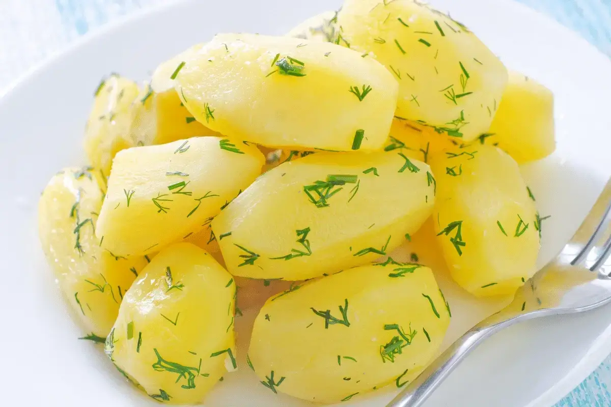 Boiled potatoes