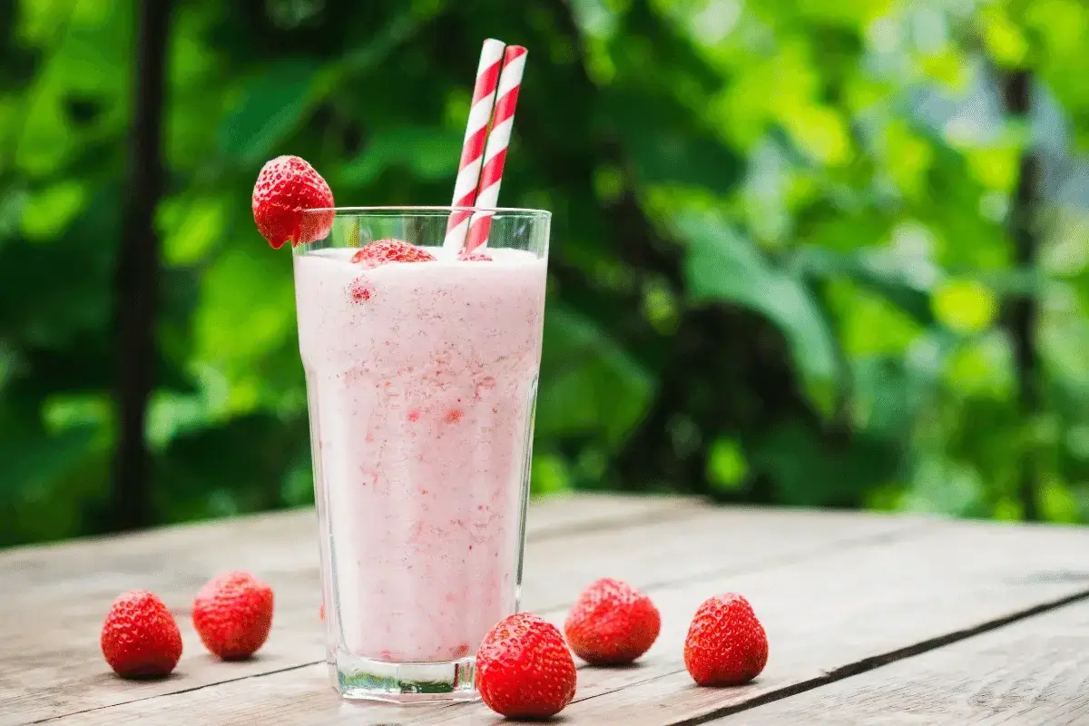 Strawberry milkshake