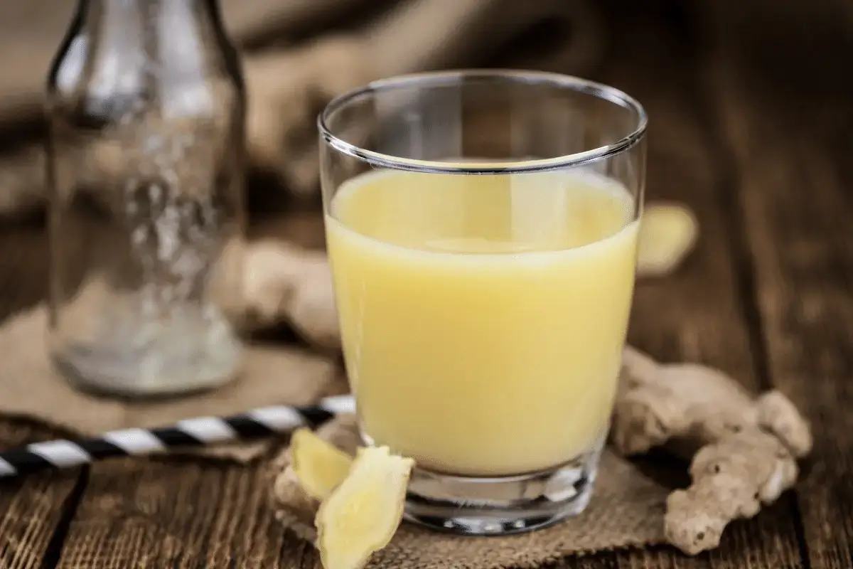 Ginger drink is one of the top drinks for acidity