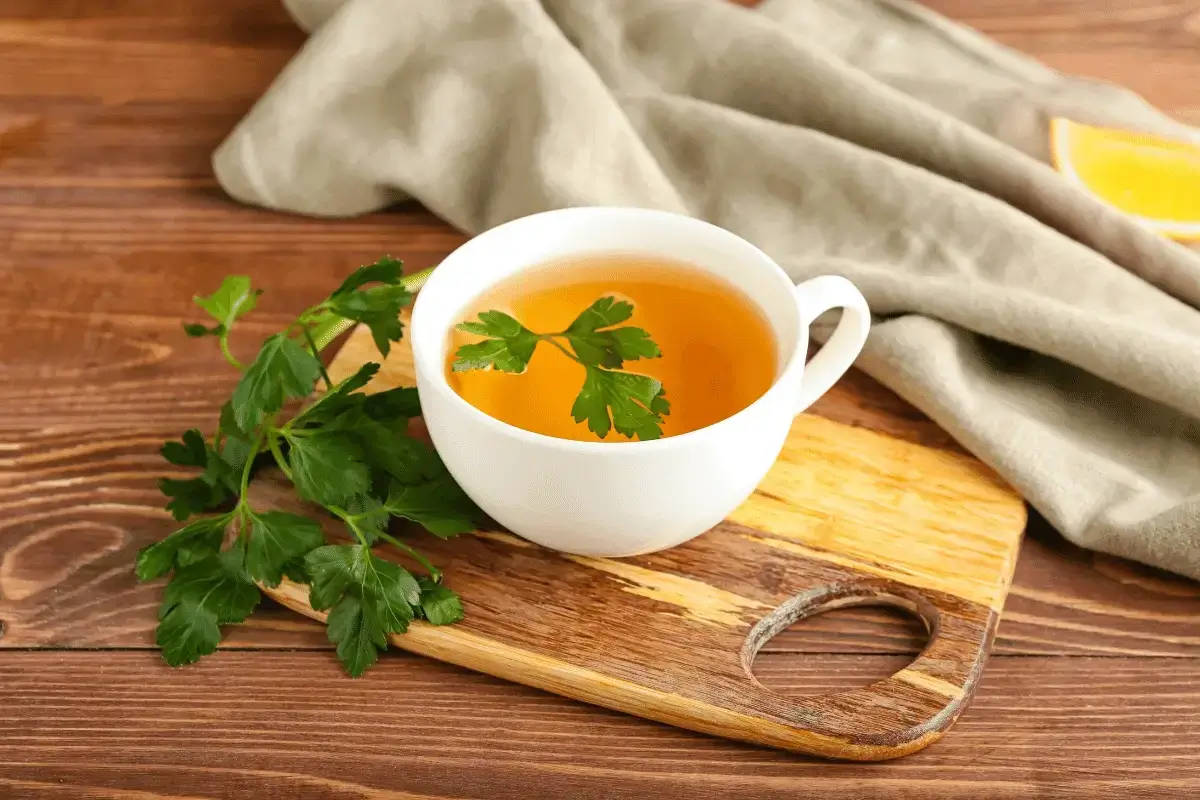 Parsley tea is one of the tea for constipation