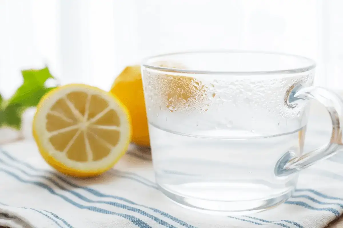 Warm lemon water is one of the herbs for colon
