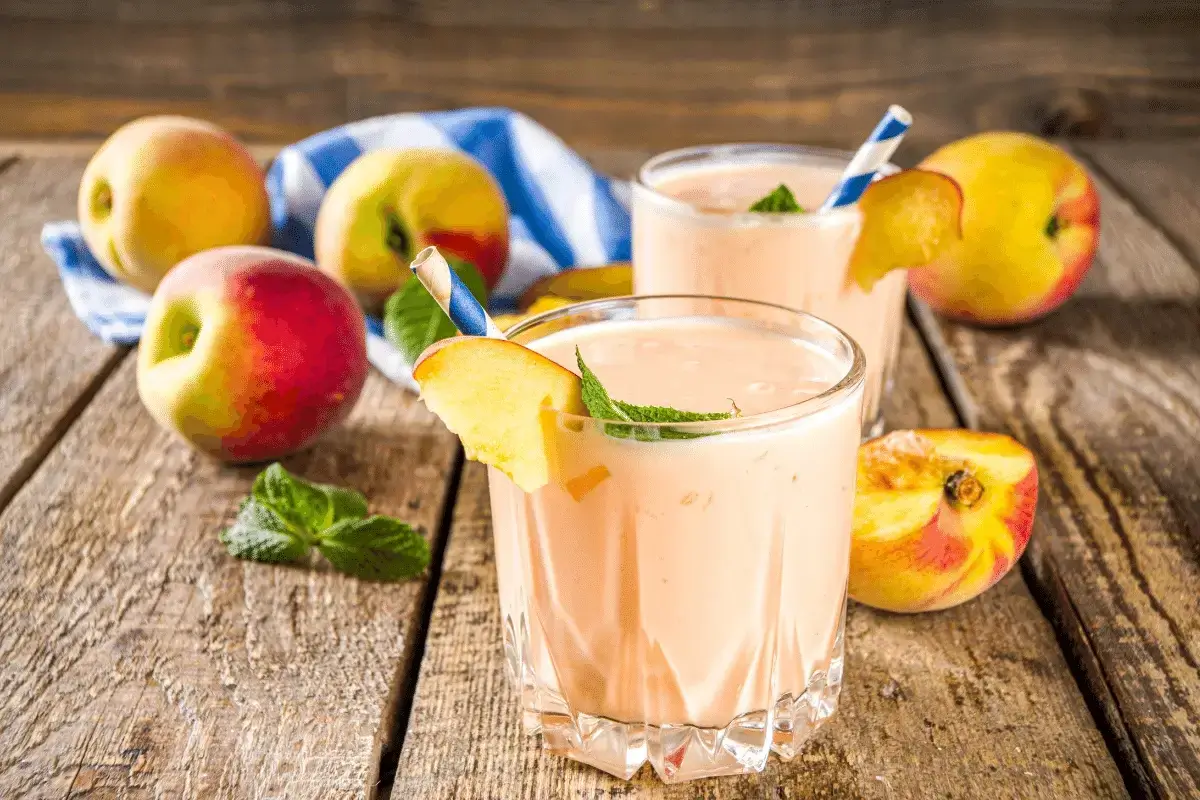 Peach and apricot juice