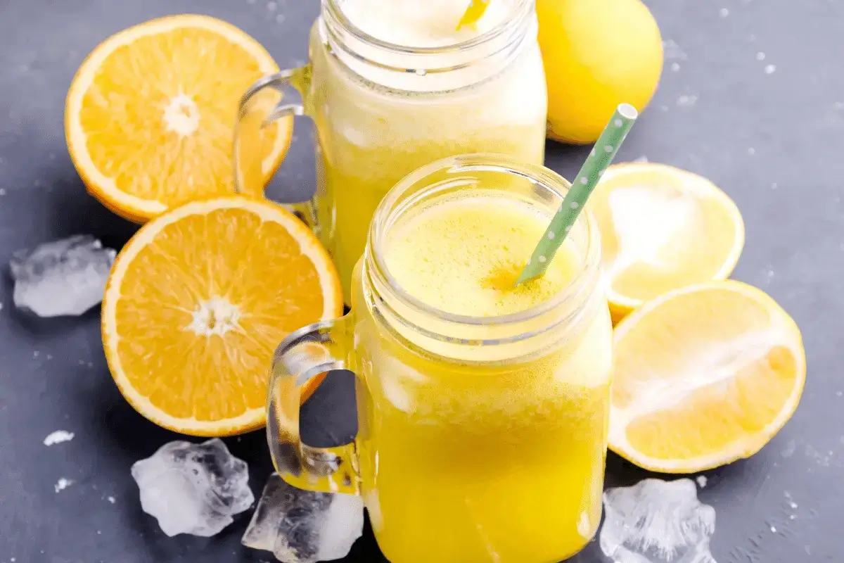 Orange and lemon juice
