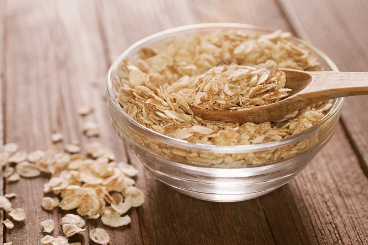 Oats are the most important source of fiber.