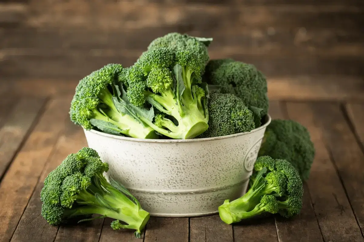 Broccoli is one of the foods high in calcium