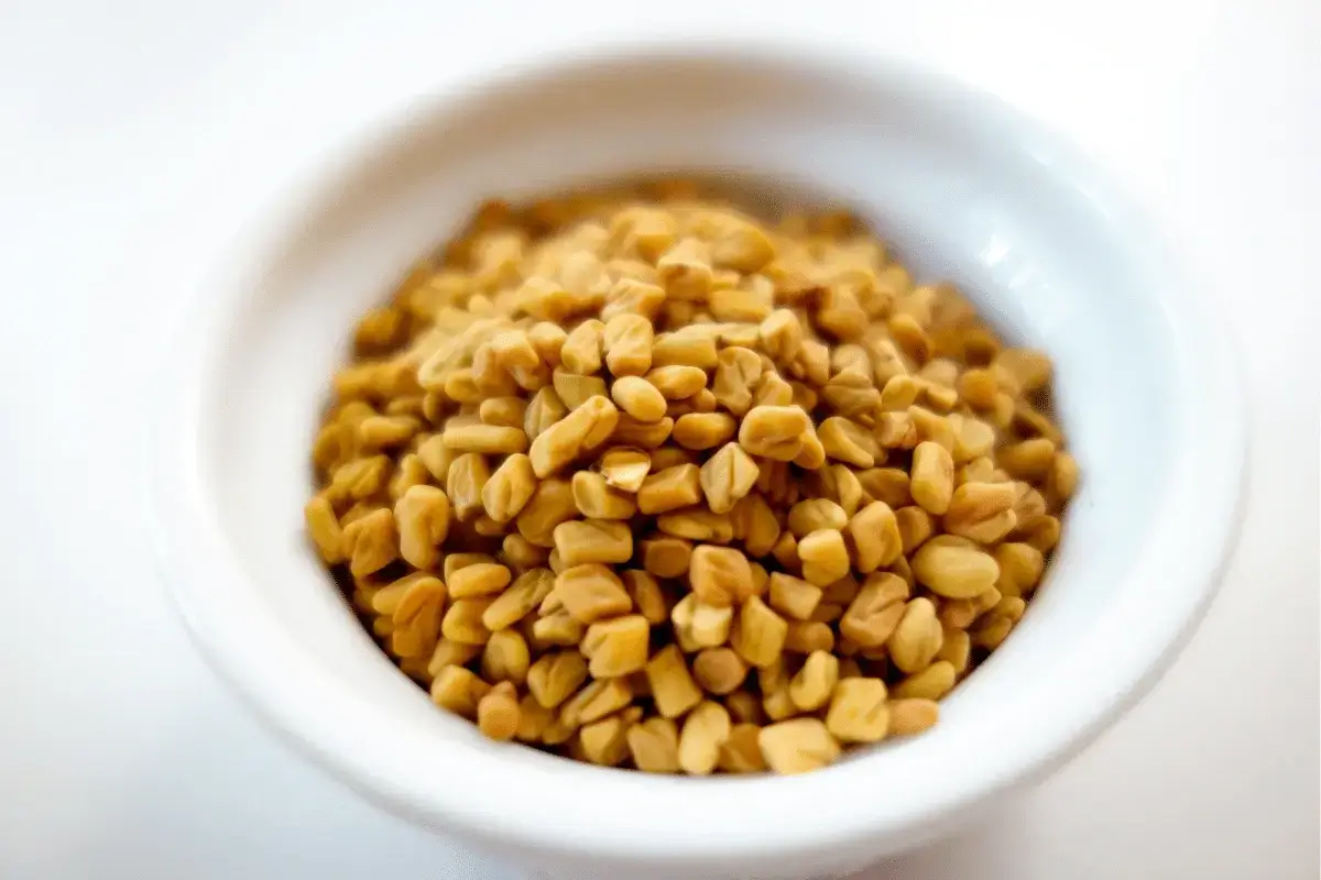 Fenugreek is one of the warm drinks for pregnant ladies