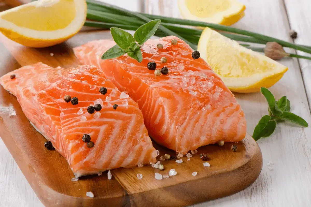 Salmon is one of the weight gain meal plan for skinny females