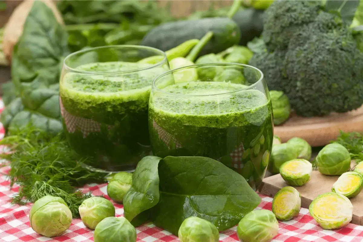 Green vegetable juices