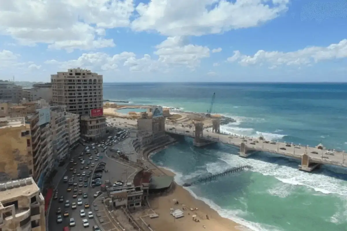Stanli is one of the most beaches in alexandria egypt