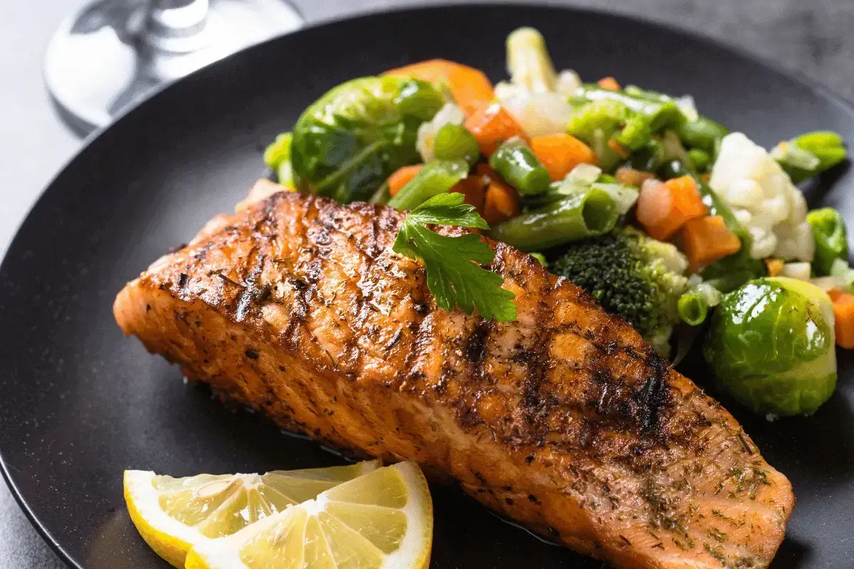 Salmon is one of the top foods that are good for the heart
